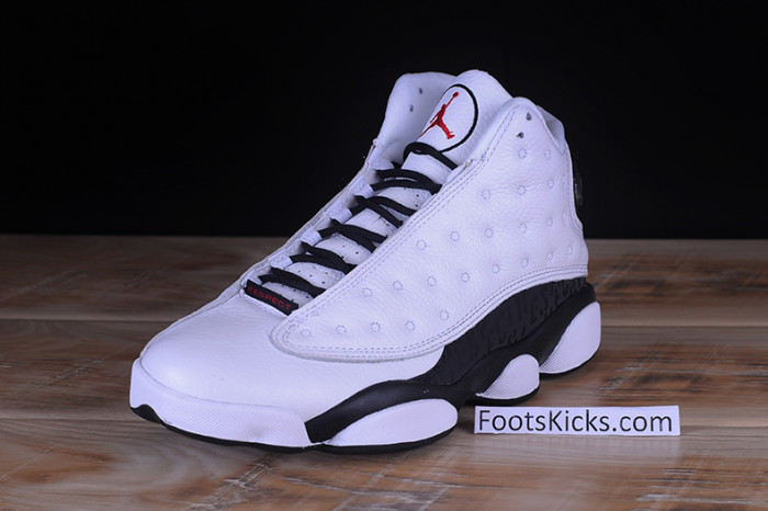 air jordan 13 retro sngl day "love and respect" black/ white mens 888164-112