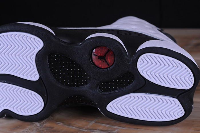 air jordan 13 retro sngl day "love and respect" black/ white mens 888164-112