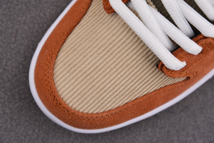 nike sb dunk low corduroy dusty peach bq6817-201