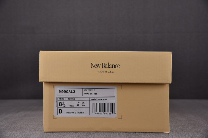 new balance 990v3 miusa teddy santis sea salt m990al3