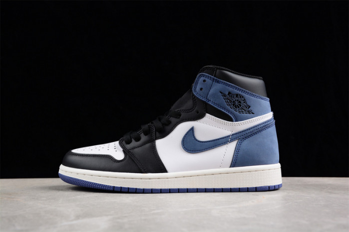 air jordan 1 retro high blue moon 555088-115