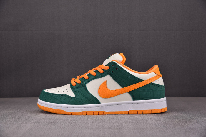 nike sb dunk low legion pine kumquat 304292-383